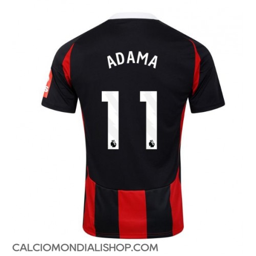 Maglie da calcio Fulham Adama Traore #11 Seconda Maglia 2024-25 Manica Corta